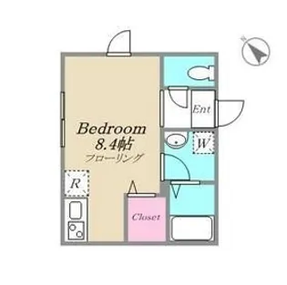 ミルブラン【2階】の間取り