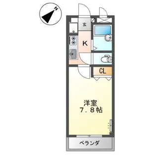 広島県福山市伊勢丘3【マンション】の間取り