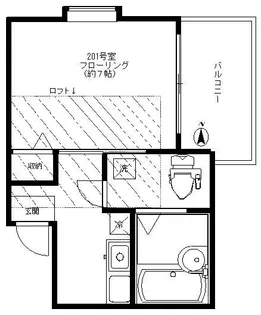 メゾンラルジュ【2階】の間取り