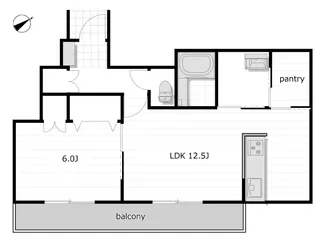 ウイングメゾン【1階】の間取り