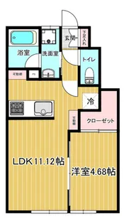 Floraison A【1階】の間取り