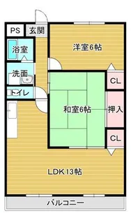 ISM大阪城公園(旧城東グリーンマンション)【3階】の間取り