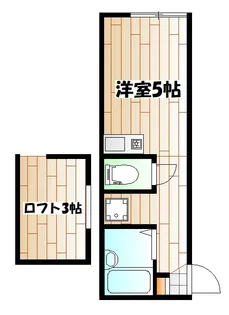 1Rの間取り画像
