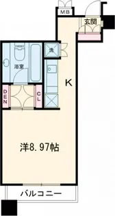 LaSante池田山【7階】の間取り