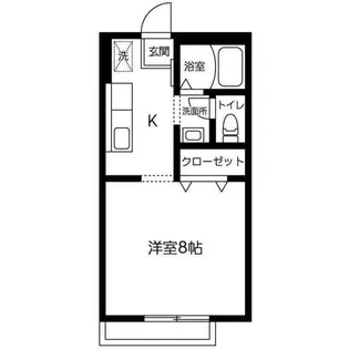 ミツハシハイツ【2階】の間取り
