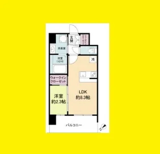 セレニテ江坂エクラ【3階】の間取り