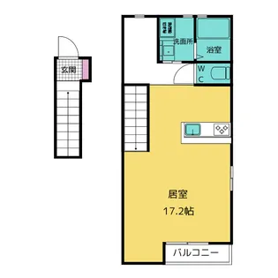 ボンジュール桃山【2階】の間取り