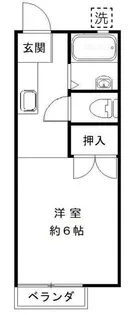 東京都渋谷区笹塚3【アパート】の間取り