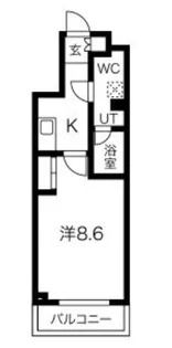 ジュイールパルフェ平井【2階】の間取り