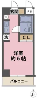 ベルデ中山【4階】の間取り