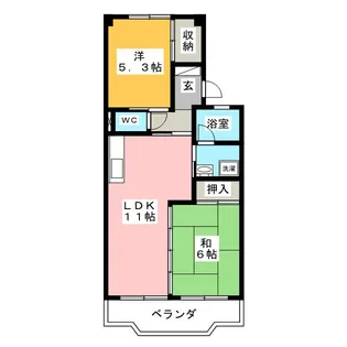 メゾン59【1階】の間取り