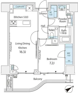パークコート南青山三丁目【3階】の間取り