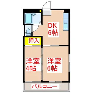 鹿児島県霧島市国分広瀬1【マンション】の間取り