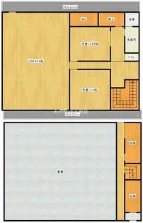 静岡県浜松市中央区下飯田町【一戸建】の間取り