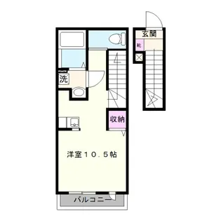 リアン リン(Lien Lin)【2階】の間取り