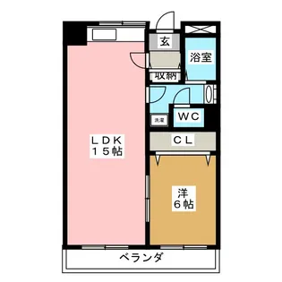 新山ビル【6階】の間取り