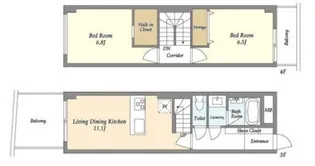 マーキュリー八雲【3階】の間取り