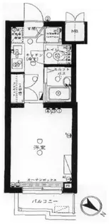 ルーブル白金高輪【2階】の間取り
