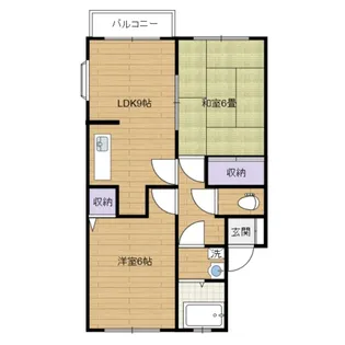 シルクガーデンA棟【1階】の間取り