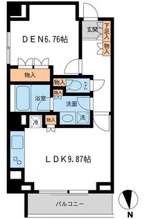 レジデンス白金コローレ【2階】の間取り