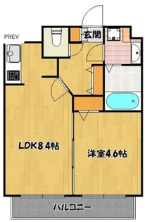 アルティザ博多プレミア【8階】の間取り