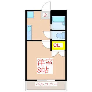 ロイヤルメゾン城西【4階】の間取り
