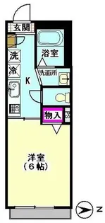 リヴァーフォレスト【1階】の間取り