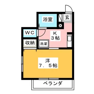 グレースシャトー【1階】の間取り