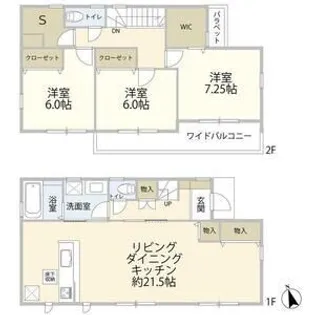 東京都立川市柴崎町1【一戸建】の間取り