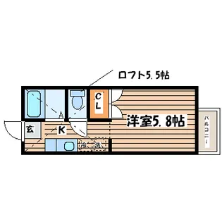 ユミハウス【1階】の間取り