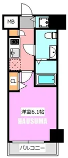 ガーラ・シティ王子【11階】の間取り