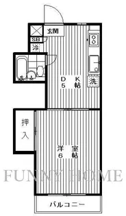 ピースマンション【3階】の間取り