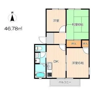 ドリームハイツ【1階】の間取り