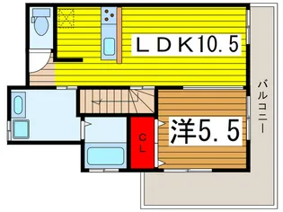 クレイル浦和【2階】の間取り
