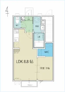 愛友・太子堂【1階】の間取り