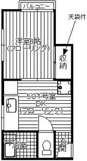 河原ビル【5階】の間取り