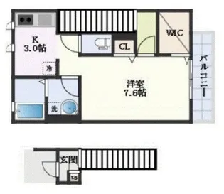 アムール椿【2階】の間取り