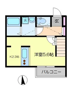 神奈川県平塚市桃浜町【アパート】の間取り