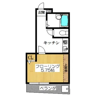 東京都世田谷区松原3【アパート】の間取り