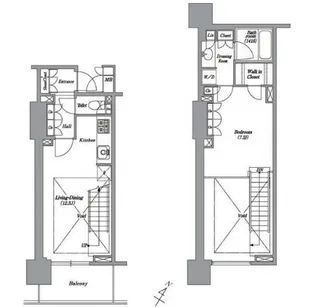 レキシントンスクエア白金高輪【8階】の間取り