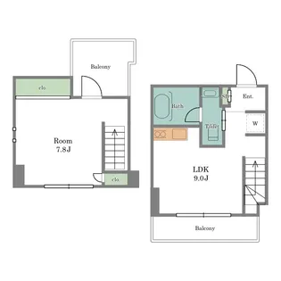 マーレ【4階】の間取り