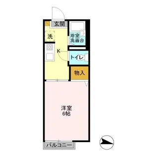 クレール A/B【2階】の間取り