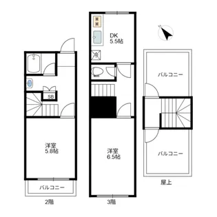 リバーコート【2階】の間取り