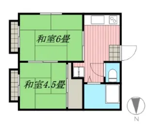 ヴィラK&M【2階】の間取り