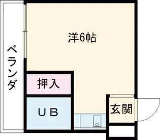 トモエハイツ5号館【3階】の間取り