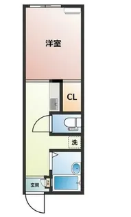 サクラハイム生田【1階】の間取り