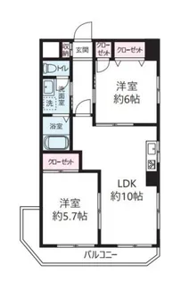 CLIVIA成増【2階】の間取り