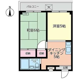 レジデンス睦【3階】の間取り