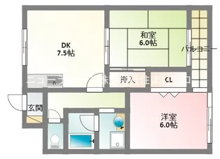 ソルレヴェンテ1【3階】の間取り