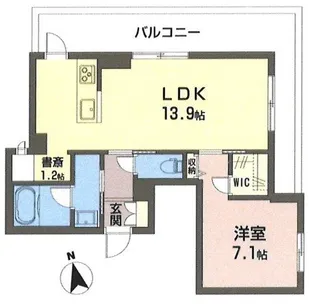 メゾンドアイ【3階】の間取り